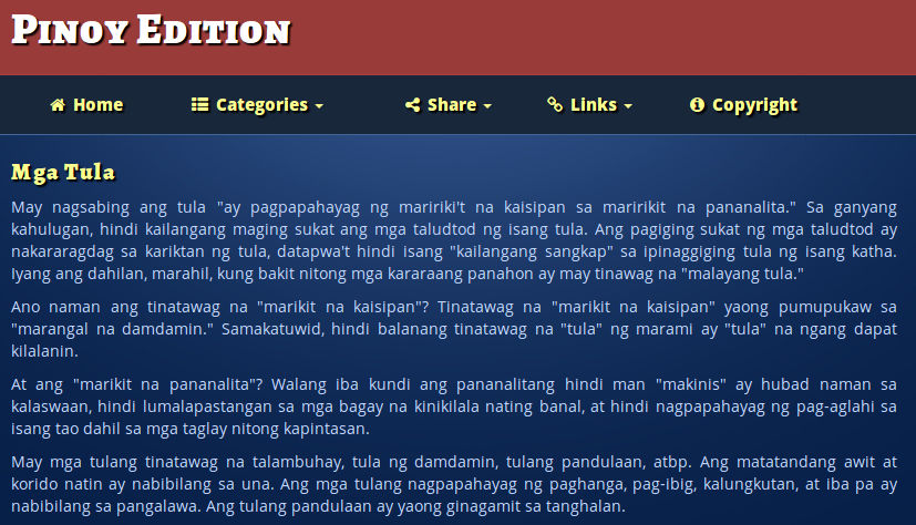 Halimbawa Ng Tulang Pambata Na May Sukat At Tugma - tugma molekane